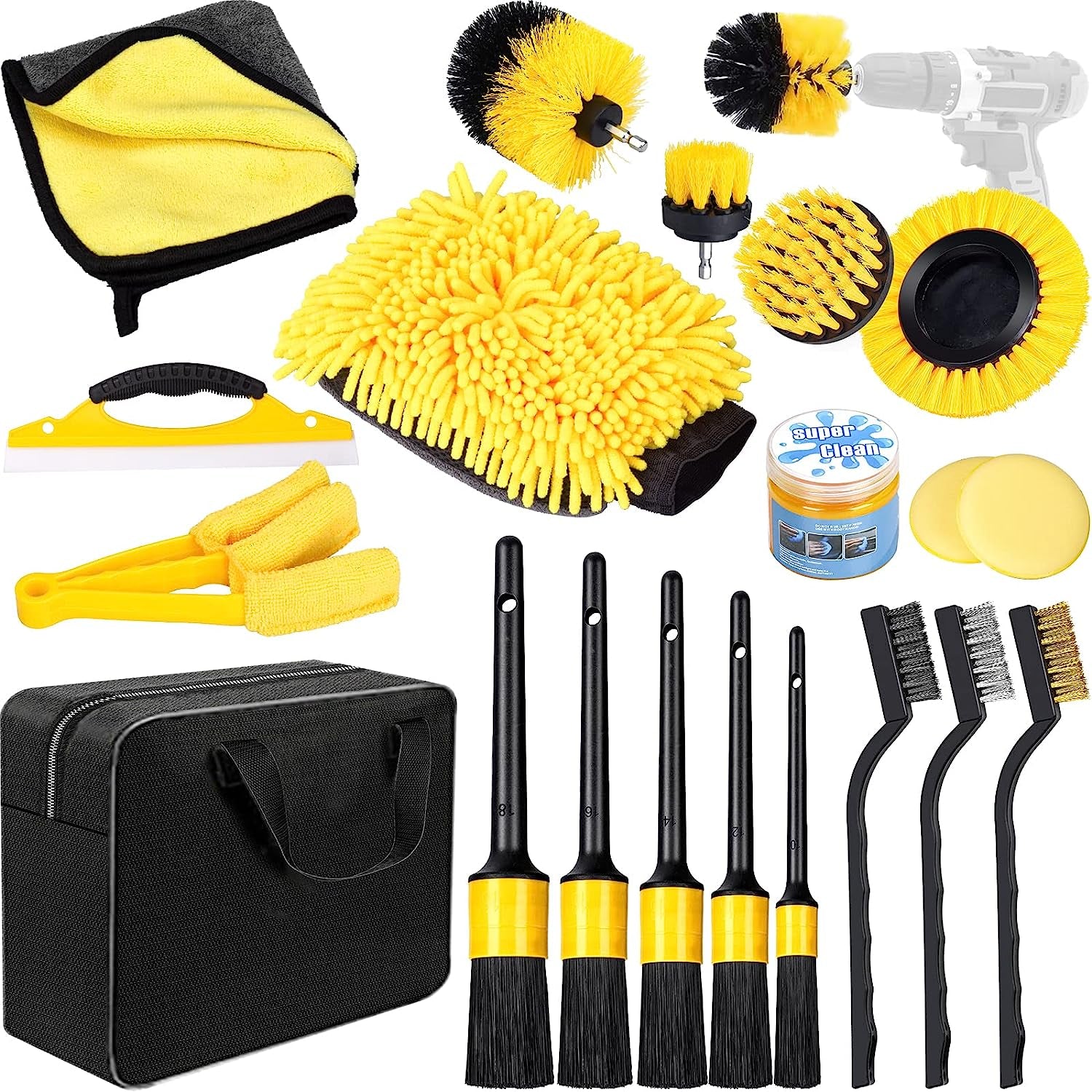AOKITO 20-Piece Car Cleaning Kit