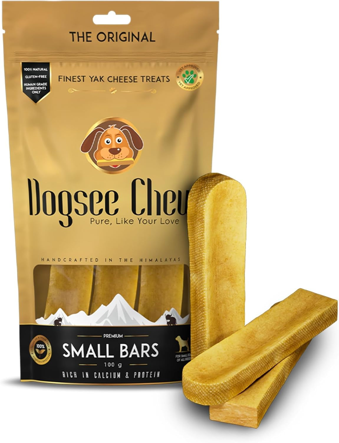 Dogsee Himalayan Yak Cheese Dental Chews — Natural Teeth Cleaning