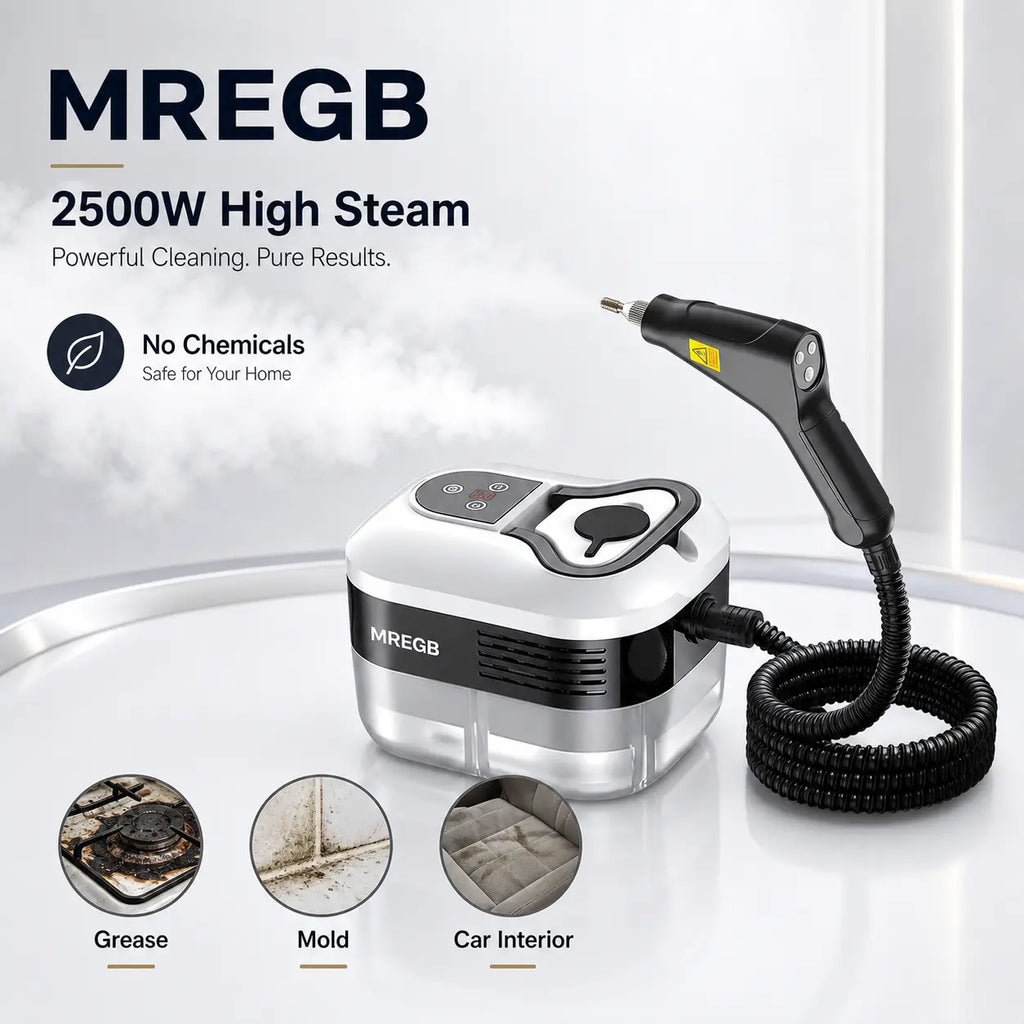 MREGB Handheld Steam Cleaner with Accessories