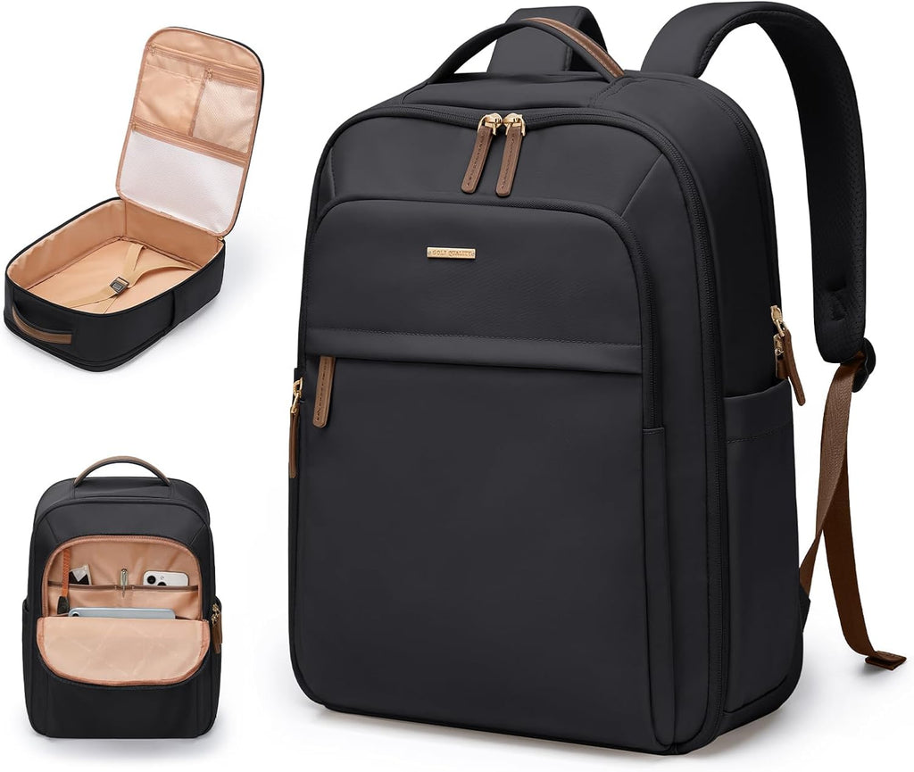Metro 17-inch Travel Laptop Backpack — Black