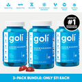 Goli Ashwagandha & Vitamin D Gummies — 3-Pack