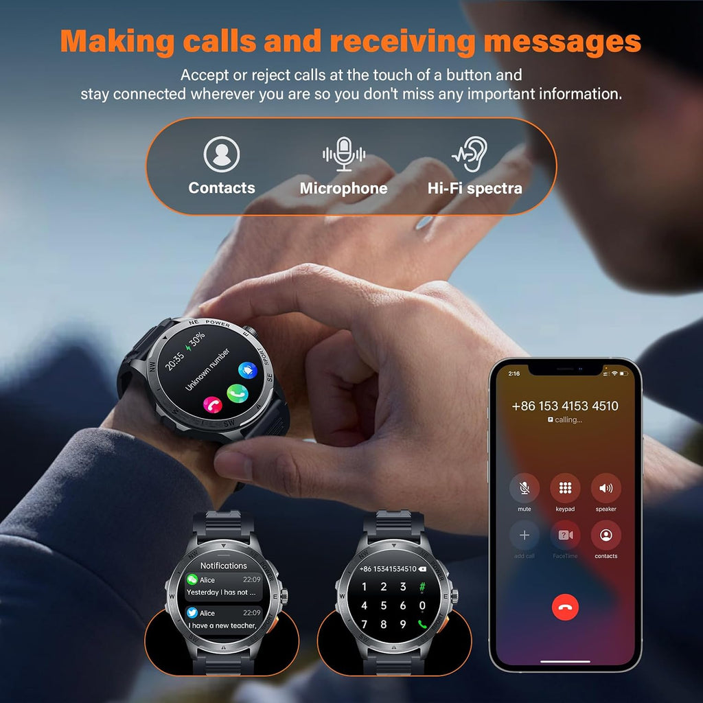 Pulse AMOLED Smartwatch — Calls, SpO2, IP68