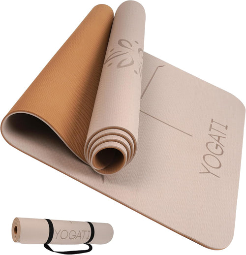 Align Pro Yoga Mat — Non-Slip with Guide Lines