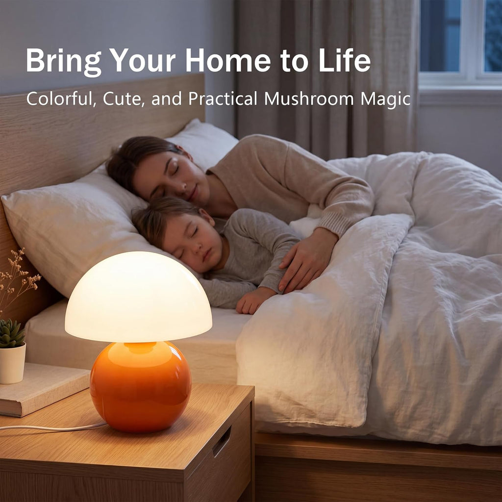 Luma Mushroom Bedside Lamp — Dimmable LED