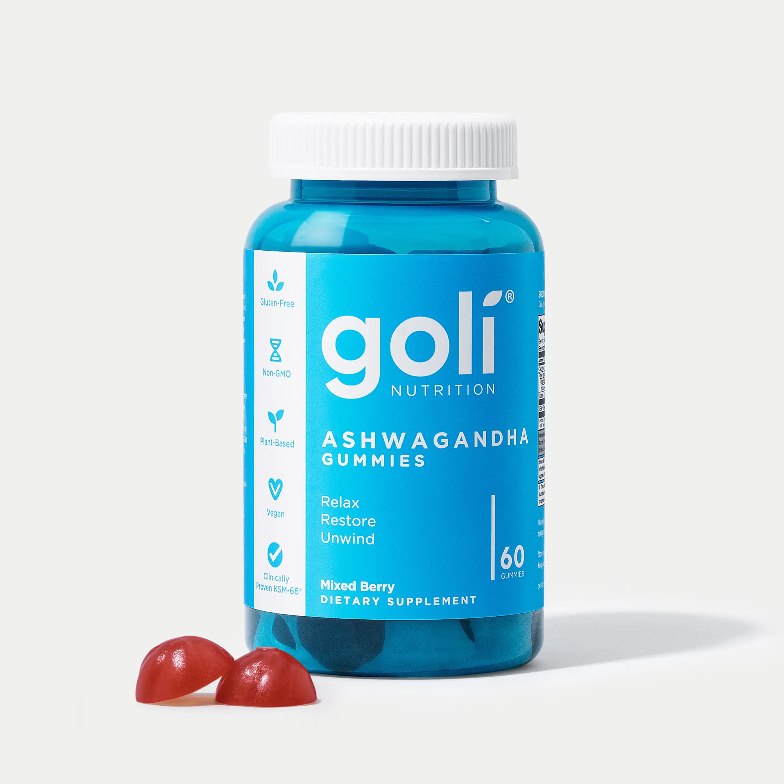 Goli Ashwagandha & Vitamin D Gummies — Mixed Berry