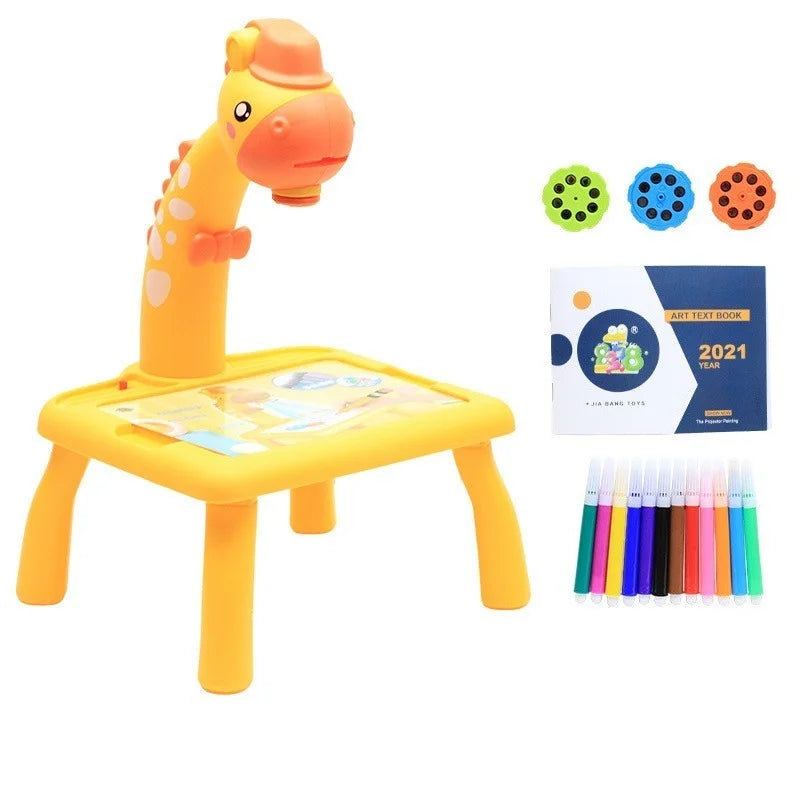 Kids LED Drawing Projector Lamp