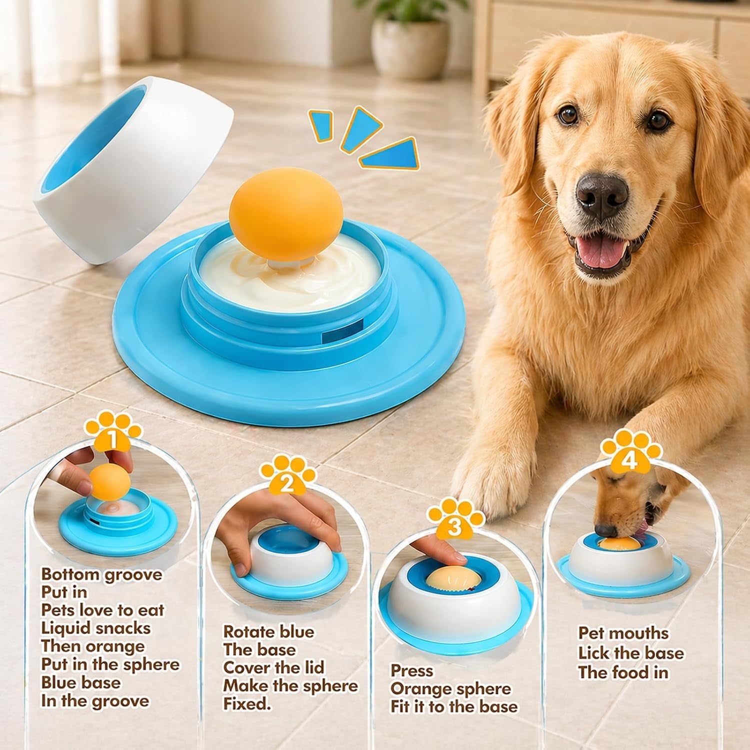Soothing Lick Mat 2-Pack — Slow Feeder & Bath Helper for Dogs