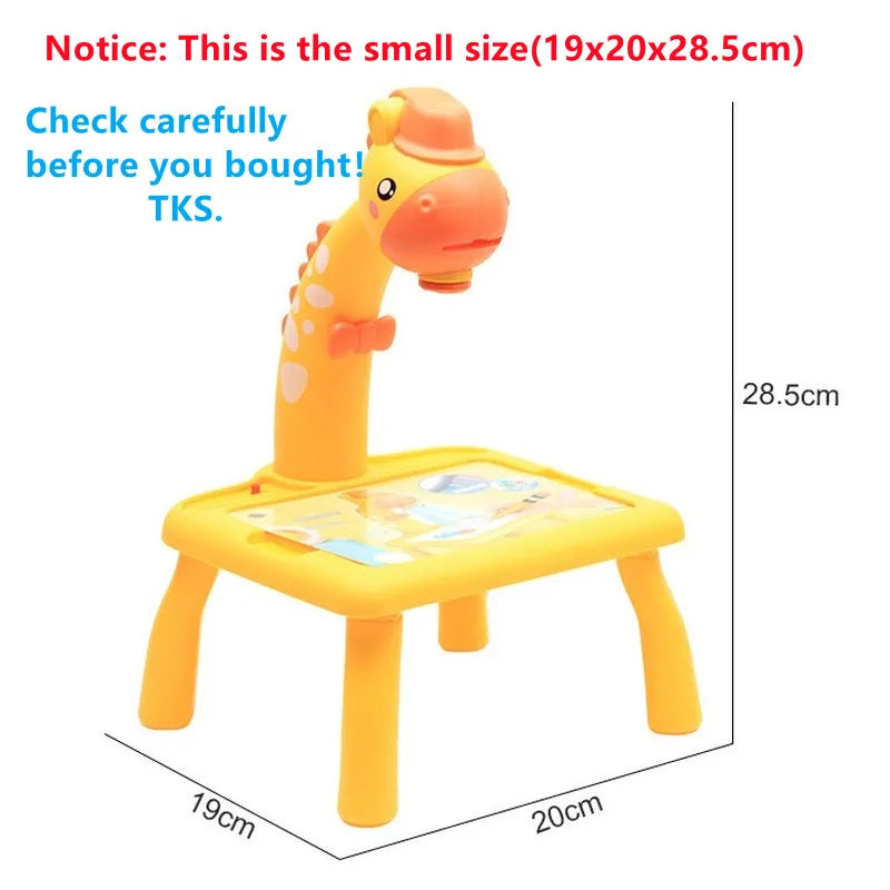 Kids LED Drawing Projector Lamp
