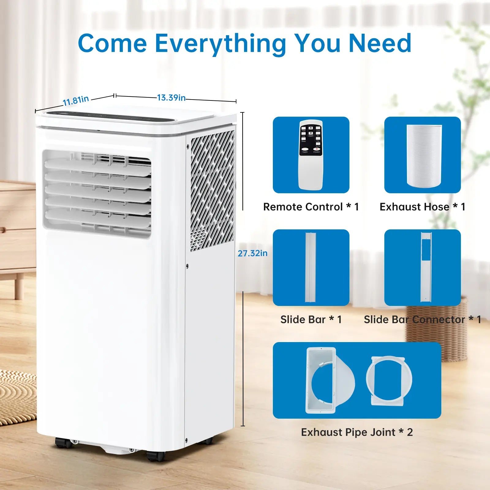 Garvee 4-in-1 Portable Air Conditioner — 8K–14K BTU