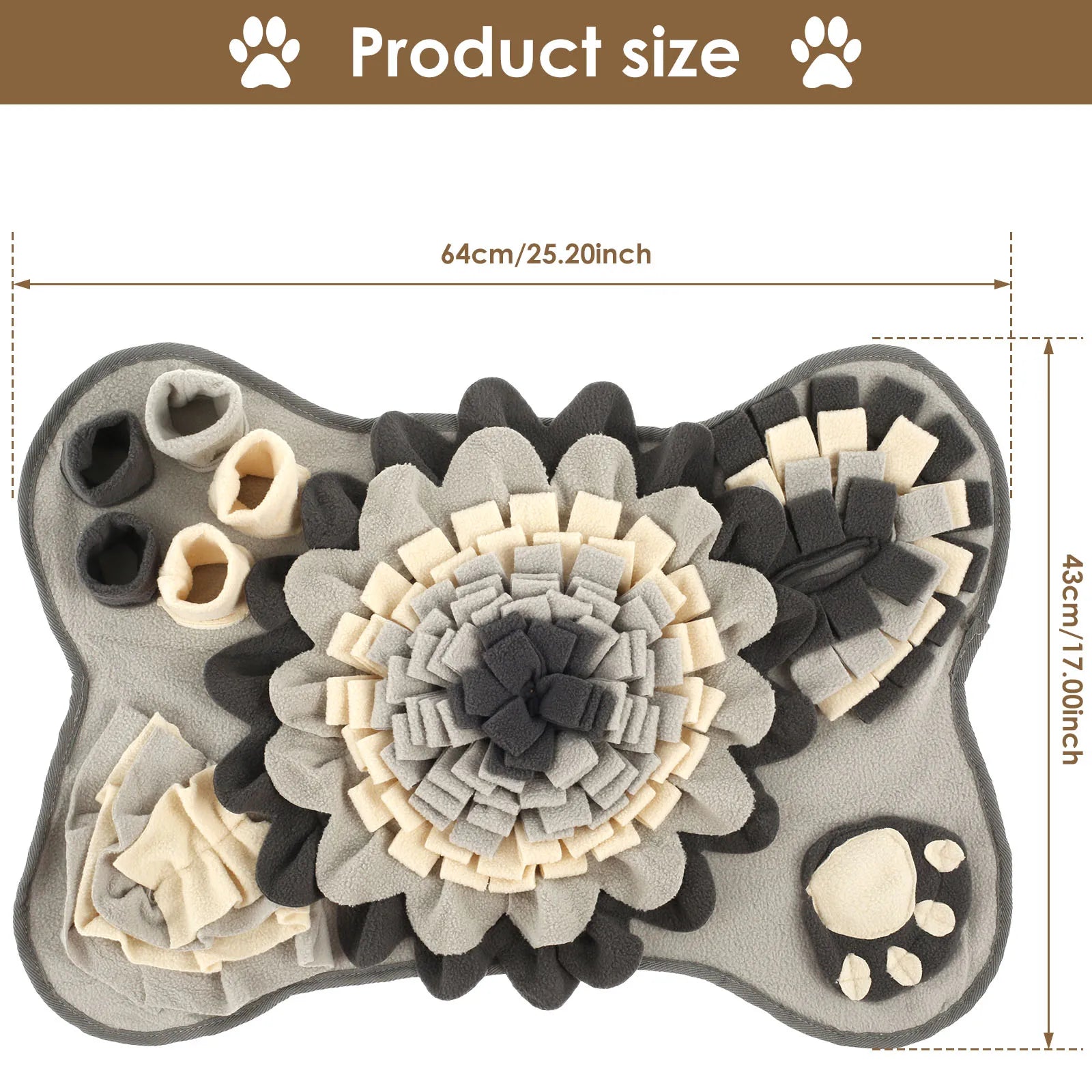 Interactive Snuffle Mat — Foraging & Slow Feeding for Dogs