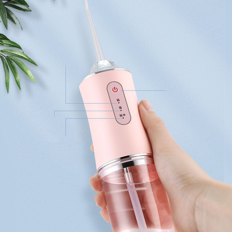 Portable Cordless Water Flosser – USB Rechargeable Oral Irrigator with 3 Cleaning Modes & 240ml Tank