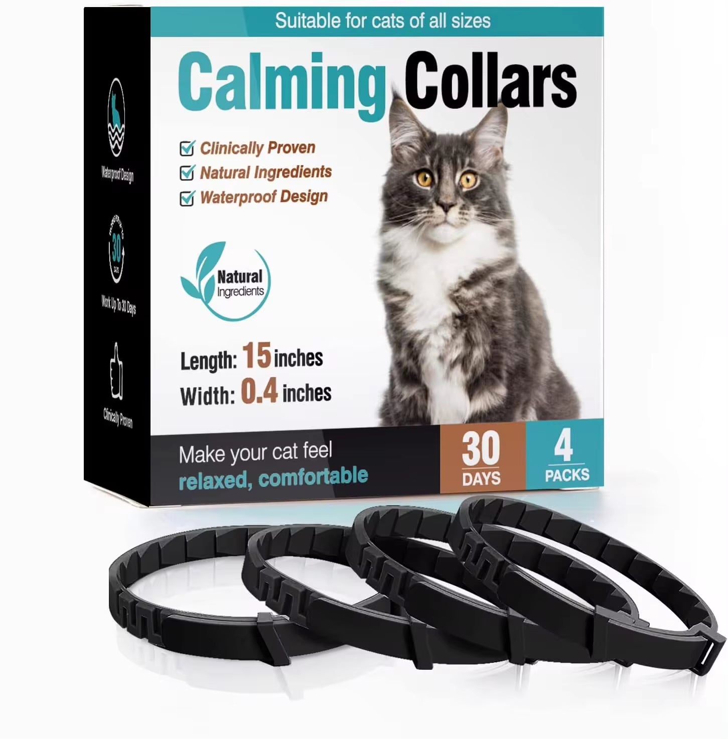 Calming Pheromone Collar for Dogs & Cats — Anxiety Relief