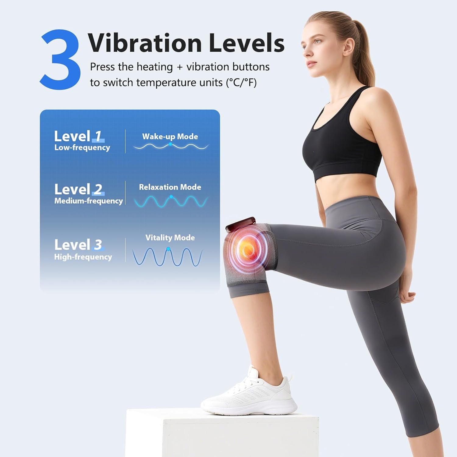 3-in-1 Heated Knee & Shoulder Massager