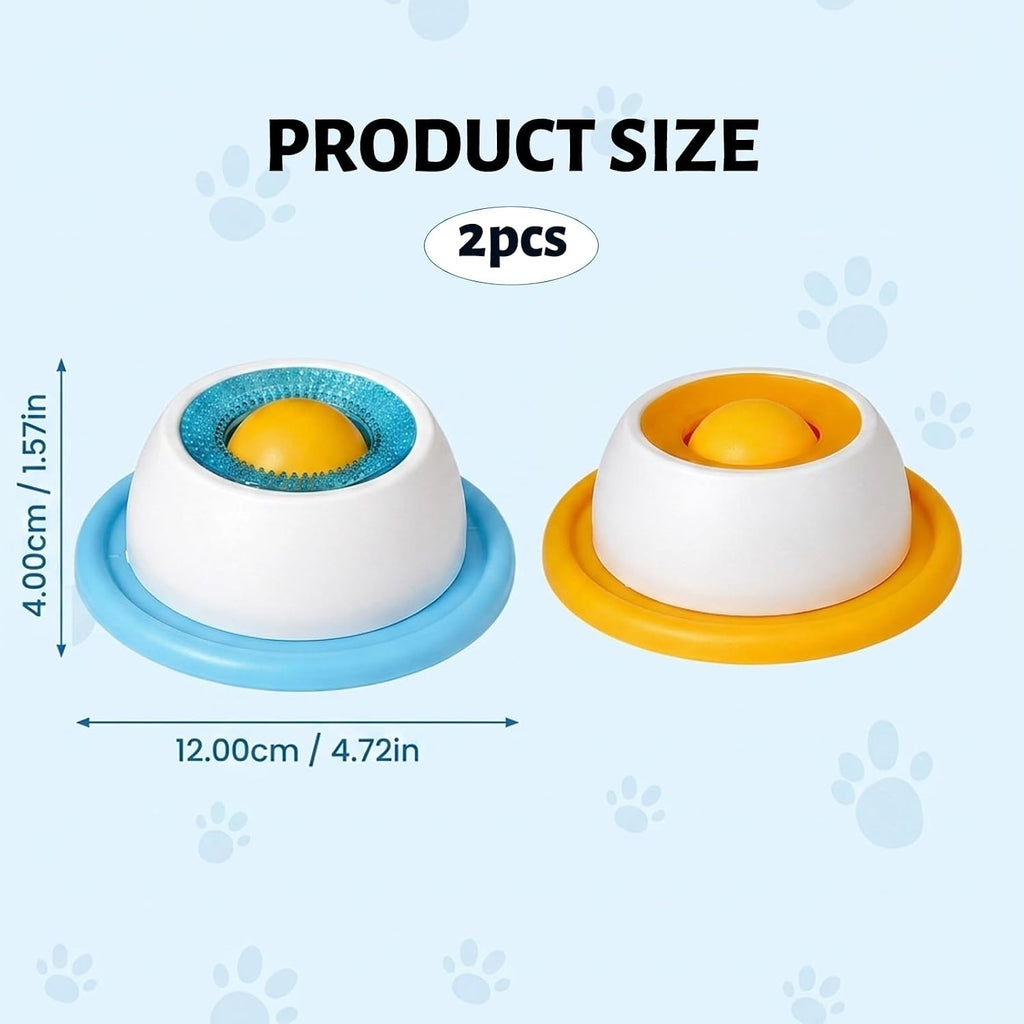 Soothing Lick Mat 2-Pack — Slow Feeder & Bath Helper for Dogs