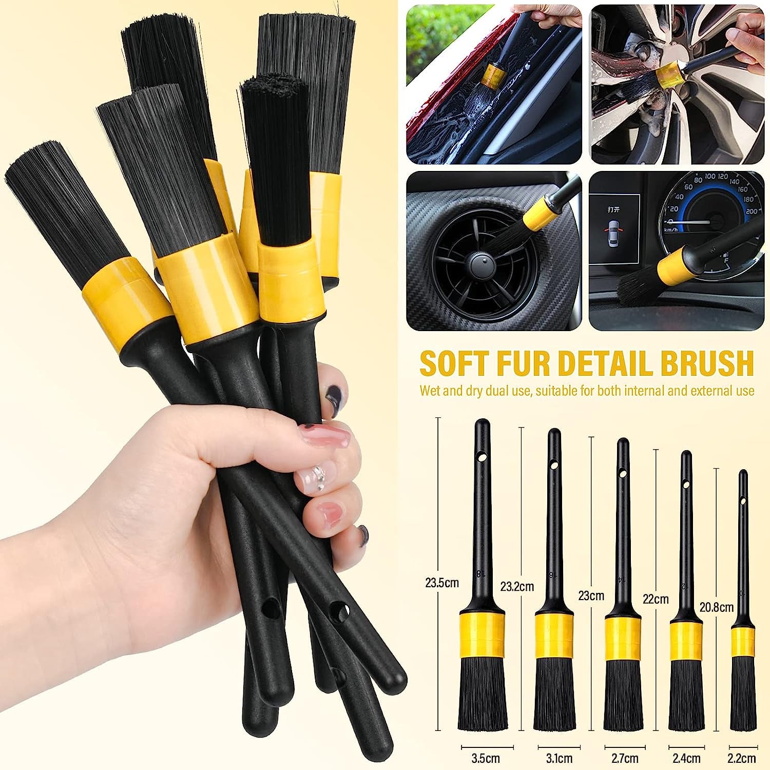 AOKITO 20-Piece Car Cleaning Kit