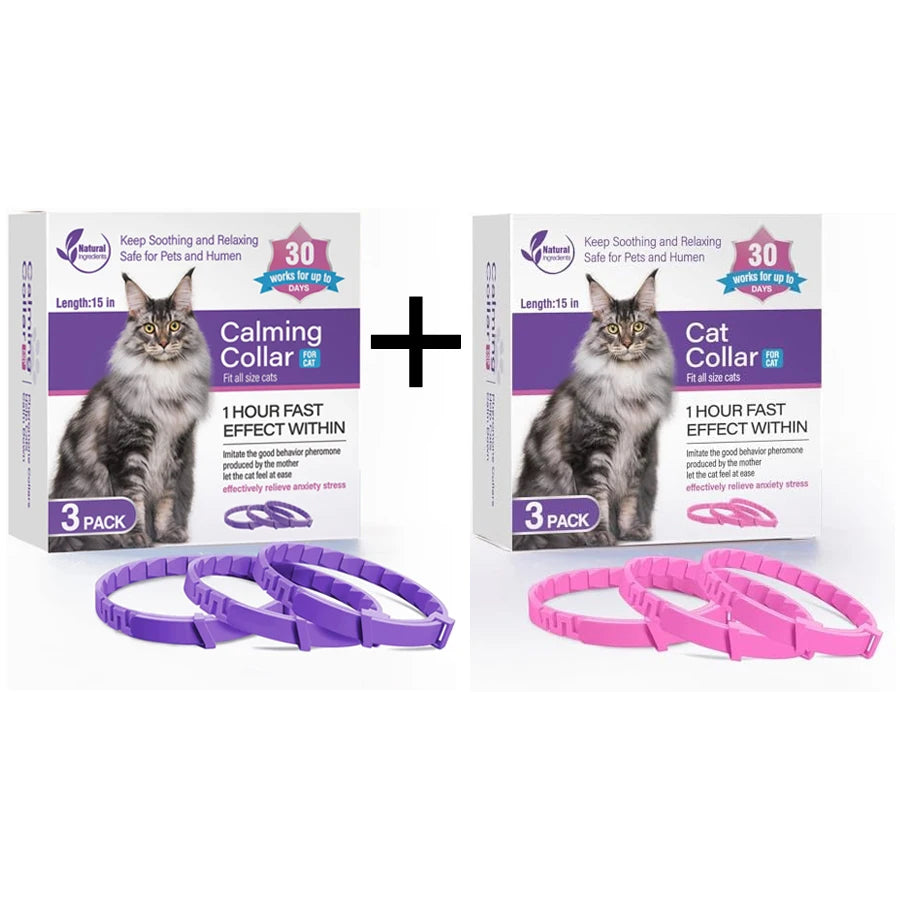 Calming Pheromone Collar for Dogs & Cats — Anxiety Relief