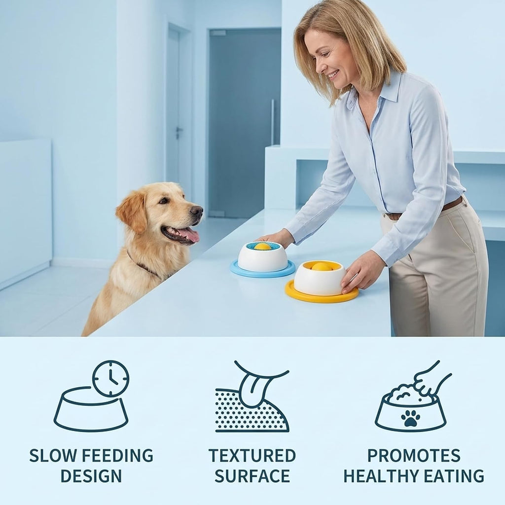Soothing Lick Mat 2-Pack — Slow Feeder & Bath Helper for Dogs