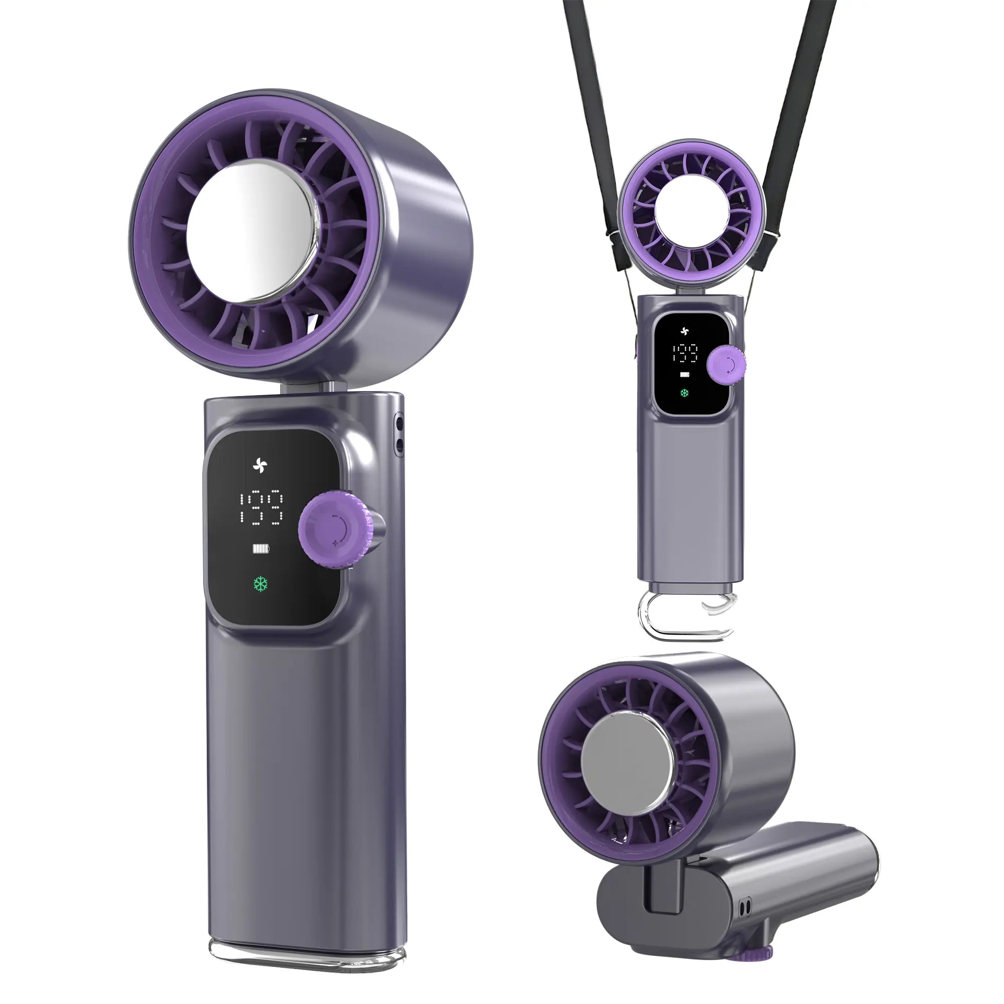 Foldable Handheld Fan — 199 Speed Levels