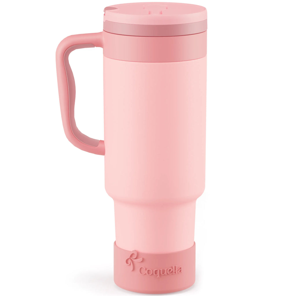 Coquella 40oz Insulated Tumbler — Rose Quartz