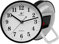 Silent Sweep Wall Clock — 23cm Black