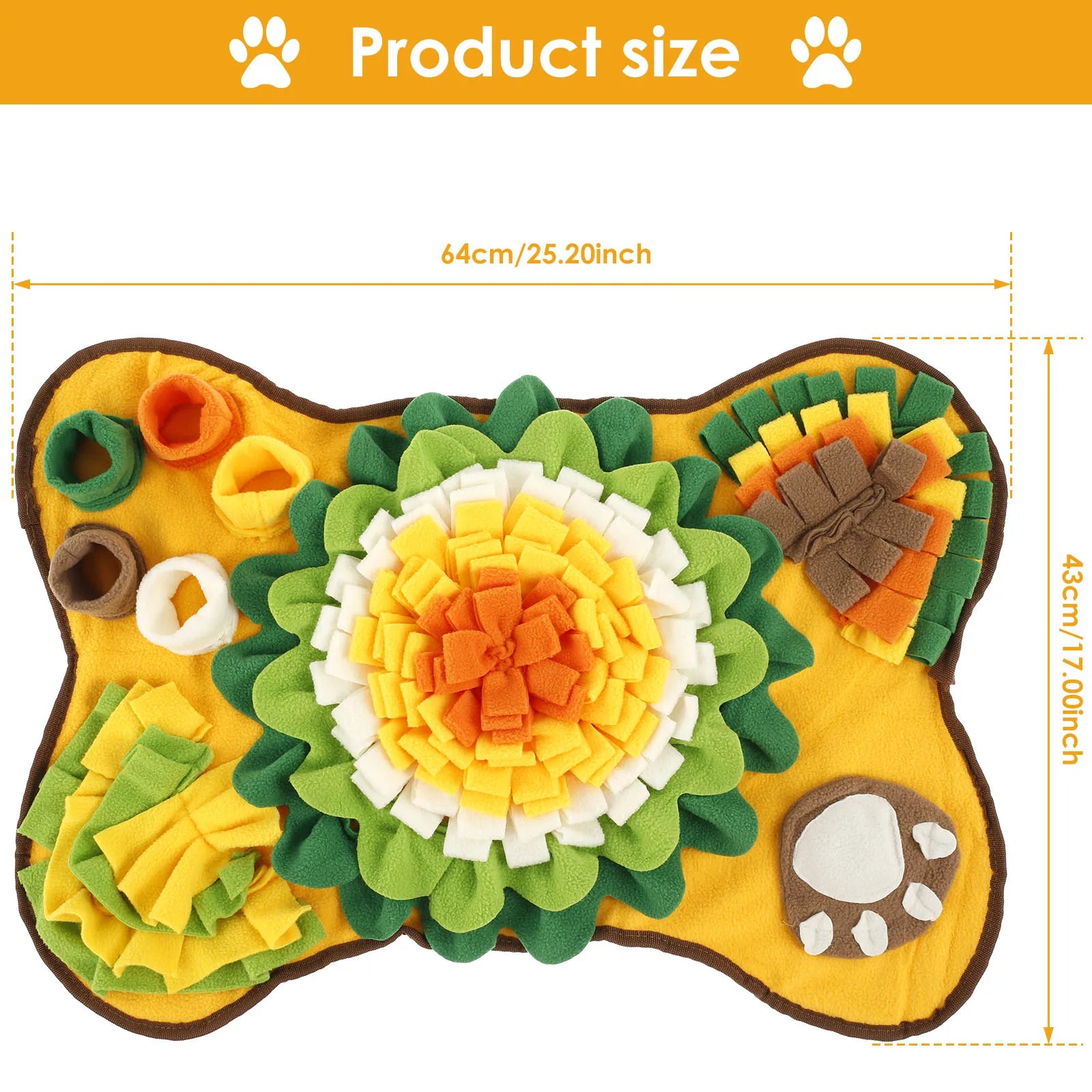 Interactive Snuffle Mat — Foraging & Slow Feeding for Dogs