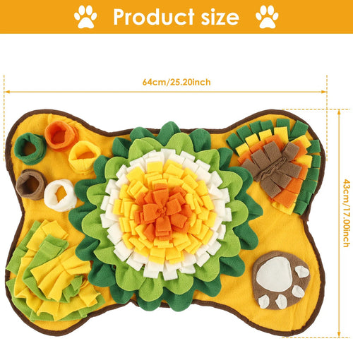 Interactive snuffle mat for dogs — part of the Calm Dog Enrichment Bundle