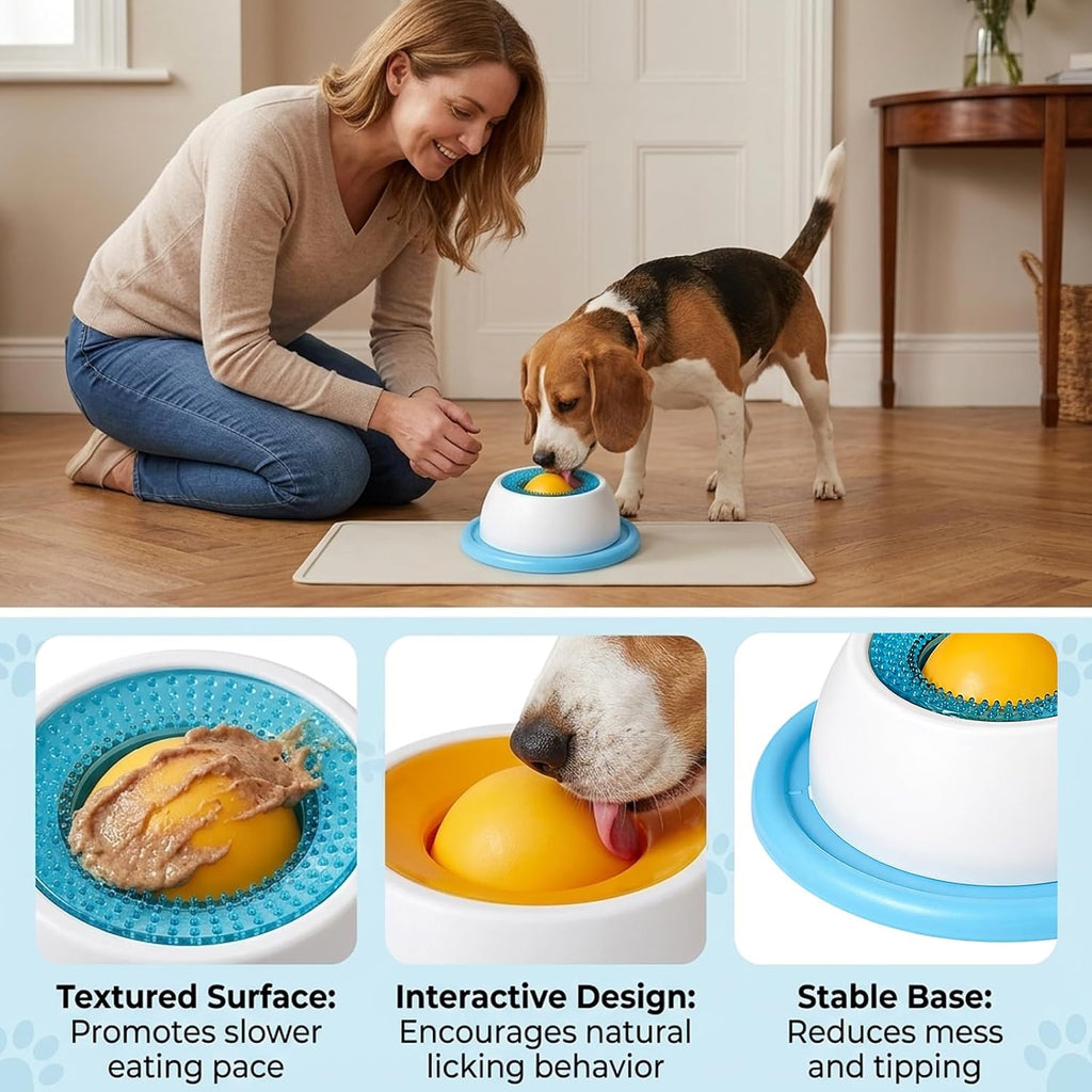 Soothing Lick Mat 2-Pack — Slow Feeder & Bath Helper for Dogs