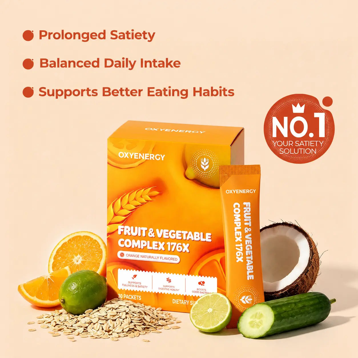 Oxyenergy Fruit & Vegetable Complex — 30 Packets
