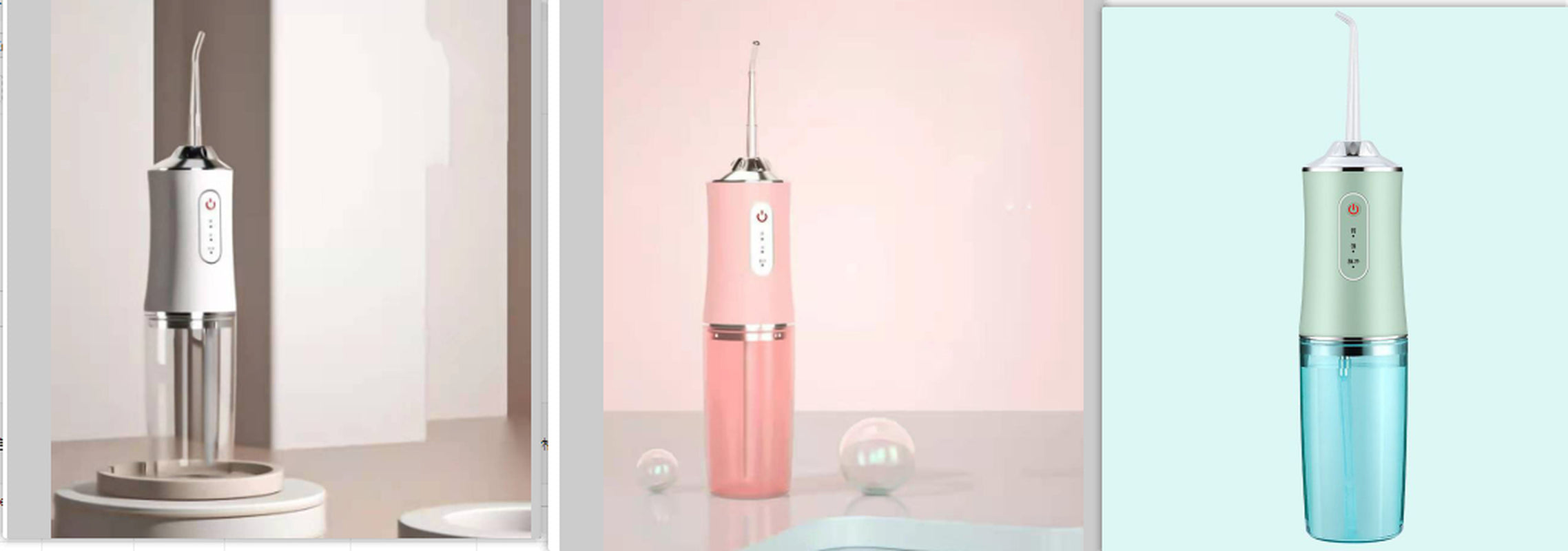 Portable Cordless Water Flosser – USB Rechargeable Oral Irrigator with 3 Cleaning Modes & 240ml Tank