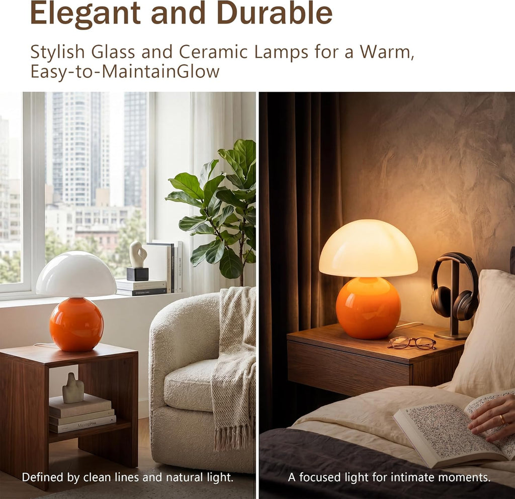 Luma Mushroom Bedside Lamp — Dimmable LED