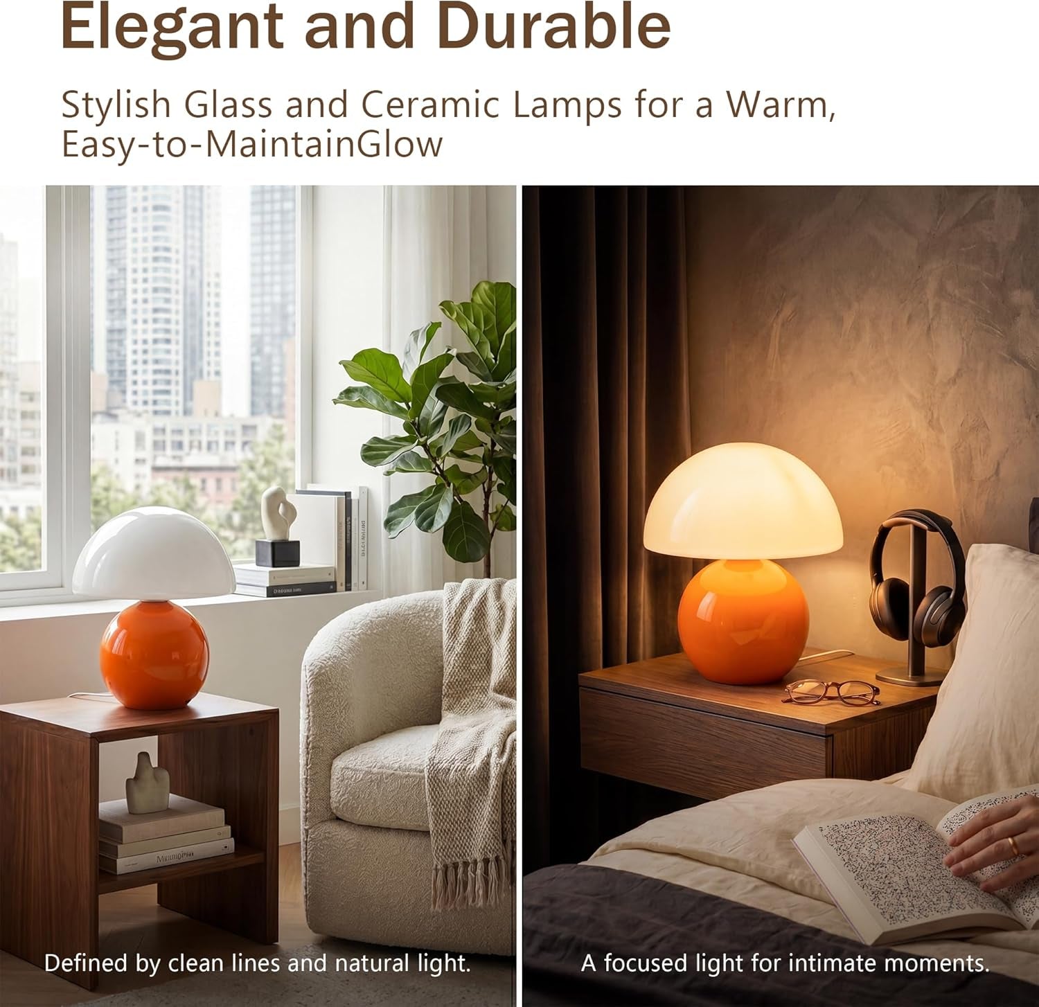 Luma Mushroom Bedside Lamp — Dimmable LED